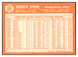 1964 Topps Baseball #400 Warren Spahn Braves NR-MT 509995