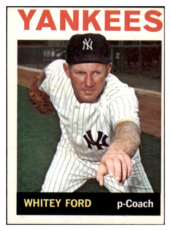 1964 Topps Baseball #380 Whitey Ford Yankees EX-MT 510001