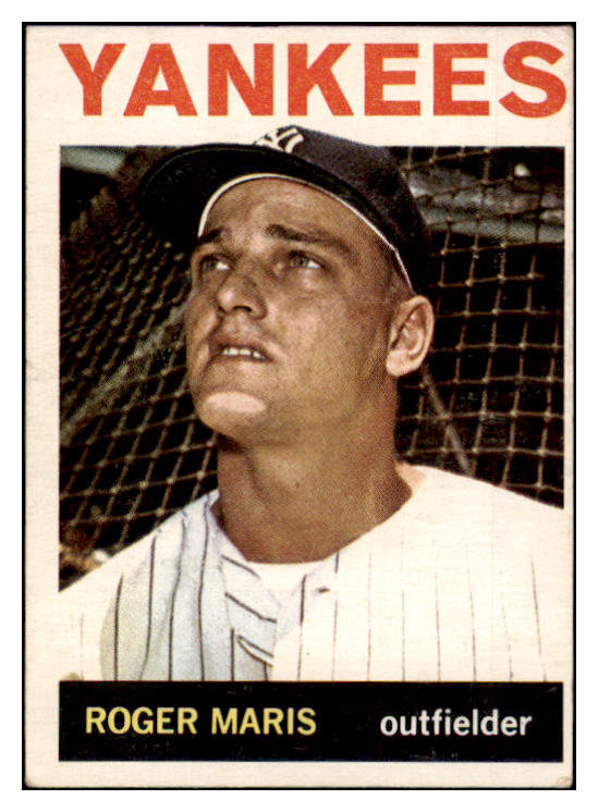 1964 Topps Baseball #225 Roger Maris Yankees EX 510005