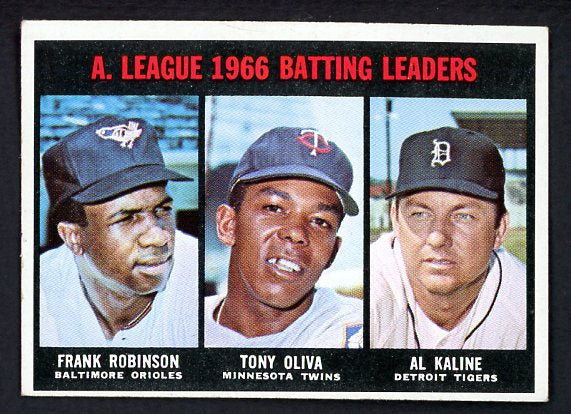 1967 Topps Baseball #239 A.L. Batting Leaders Robinson EX+/EX-MT 510010