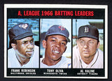 1967 Topps Baseball #239 A.L. Batting Leaders Robinson EX+/EX-MT 510010