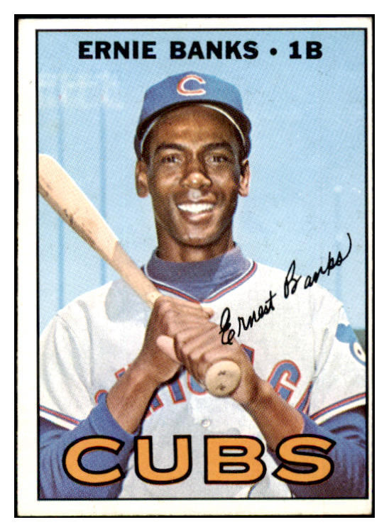 1967 Topps Baseball #215 Ernie Banks Cubs EX-MT 510012