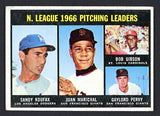 1967 Topps Baseball #236 N.L. Win Leaders Sandy Koufax EX 510014