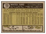 1961 Topps Baseball #160 Whitey Ford Yankees EX+/EX-MT 510023