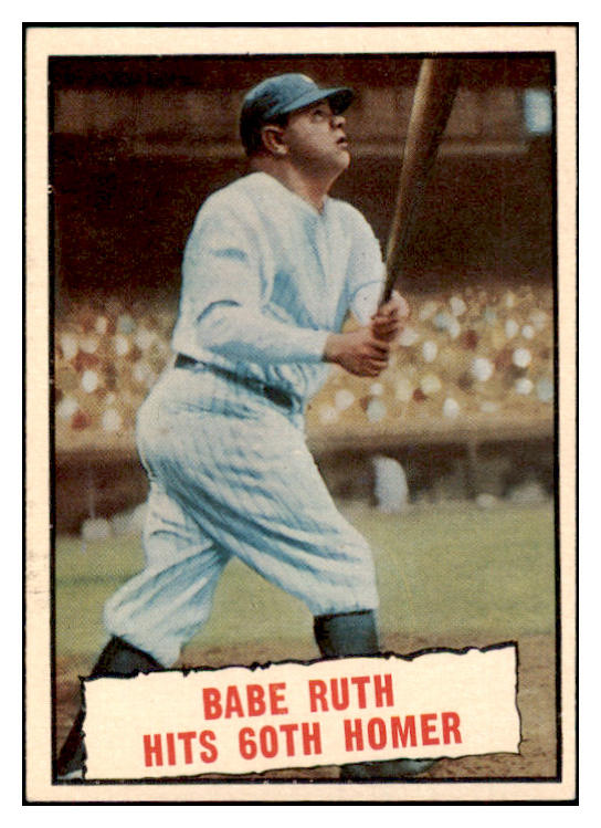 1961 Topps Baseball #401 Babe Ruth Yankees EX-MT 510043