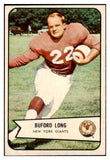 1954 Bowman Football #043 Buford Long Giants VG-EX 510056