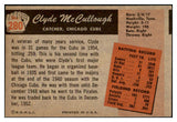 1955 Bowman Baseball #280 Clyde Mccullough Cubs EX-MT 510058