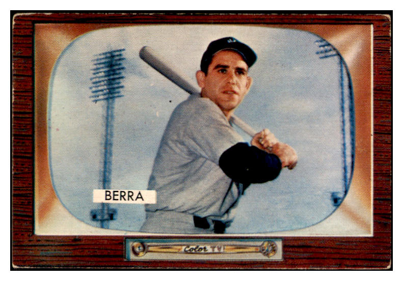 1955 Bowman Baseball #168 Yogi Berra Yankees EX+/EX-MT 510061