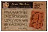 1955 Bowman Baseball #103 Eddie Mathews Braves Good 510062