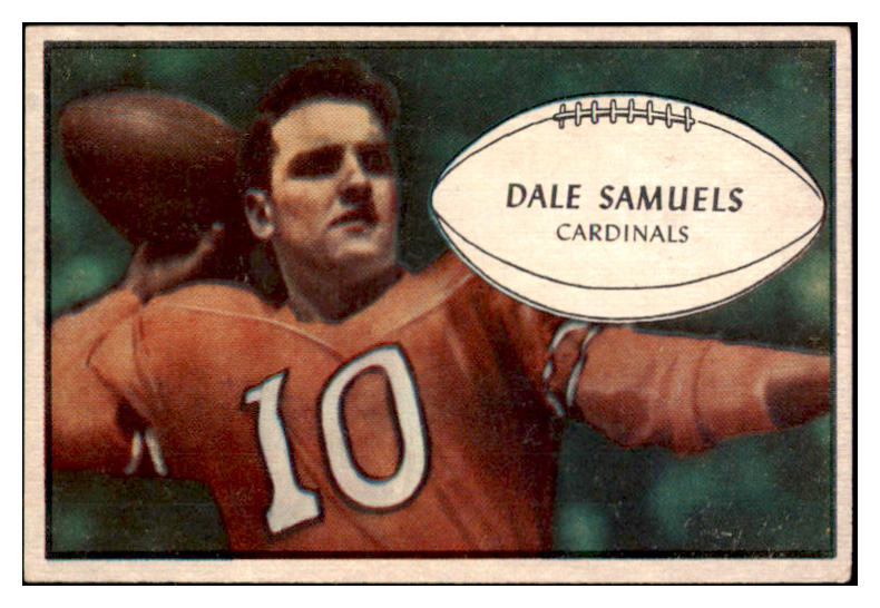 1953 Bowman Football #033 Dale Samuels Cardinals EX-MT 510079