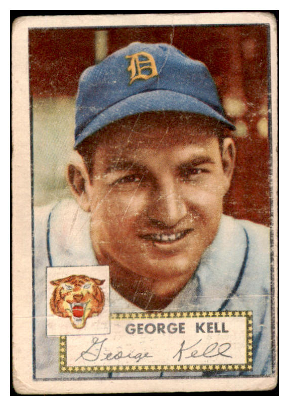 1952 Topps Baseball #246 George Kell Tigers Fair 510085