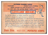 1954 Dan Dee Al Lopez Indians Fair 510102