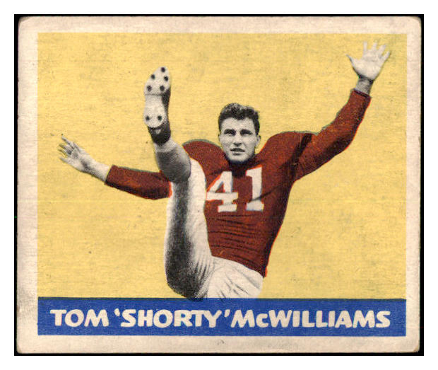 1948 Leaf Football #031 Tom McWilliams Mississippi State VG-EX 510106