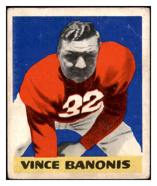 1948 Leaf Football #008 Vince Banonis Cardinals VG 510107