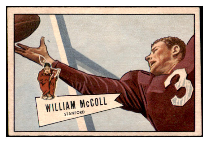 1952 Bowman Small Football #060 Bill McColl Bears VG-EX 510139