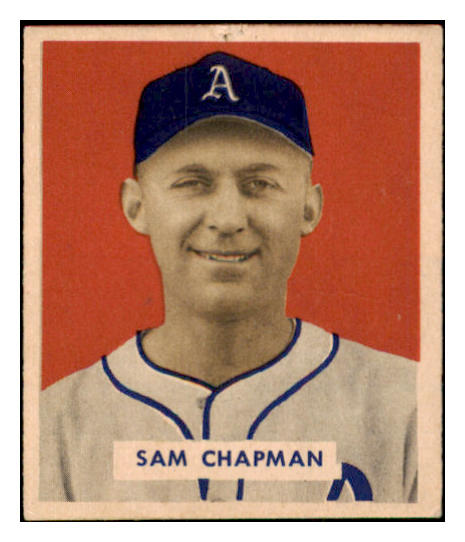 1949 Bowman Baseball #112 Sam Chapman A's GD-VG 510157