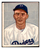 1950 Bowman Baseball #166 Joe Hatten Dodgers VG 510168