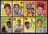 1954 Topps Set Lot 126 Diff Mid Grade Hodges Kluszewski Black 510177