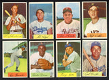 1954 Bowman Set Lot 175 Diff EX-MT/NR-MT Hodges Minoso Kell 510190