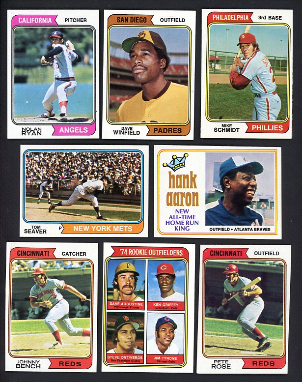 1974 Topps Baseball Complete Set NR-MT Winfield Aaron 510194