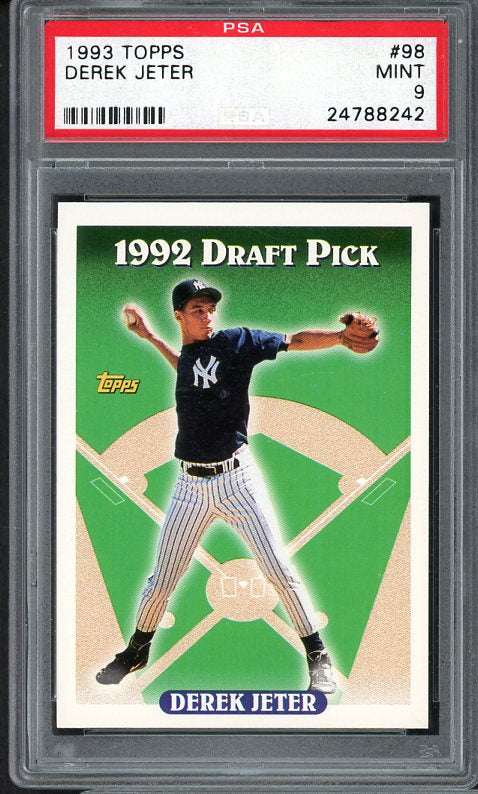 1993 Topps #098 Derek Jeter Yankees PSA 9 MINT 510219