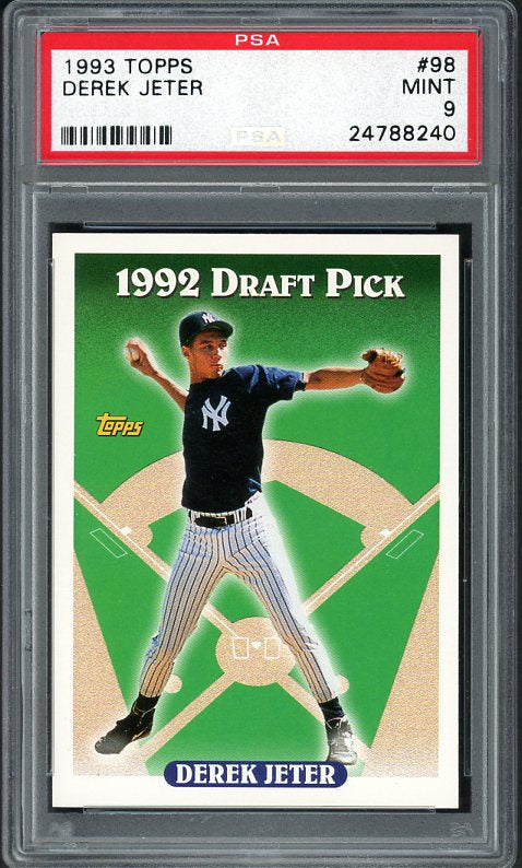 1993 Topps #098 Derek Jeter Yankees PSA 9 MINT 510221