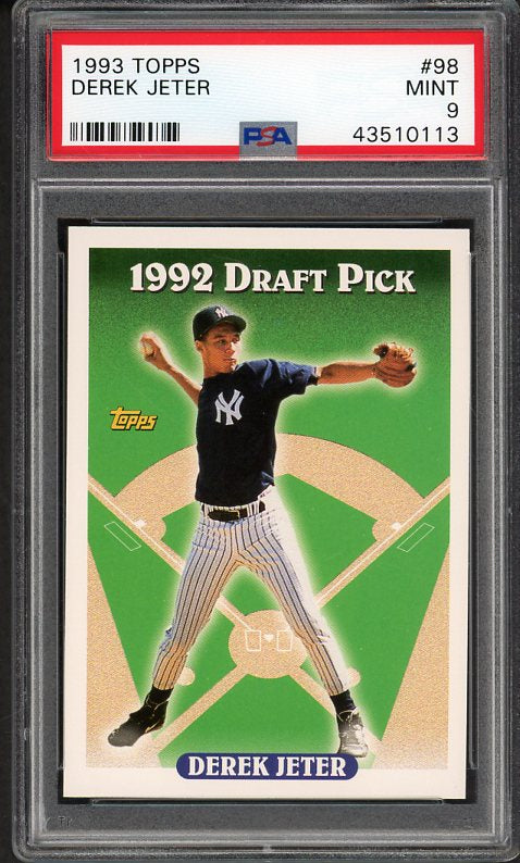 1993 Topps #098 Derek Jeter Yankees PSA 9 MINT 510222