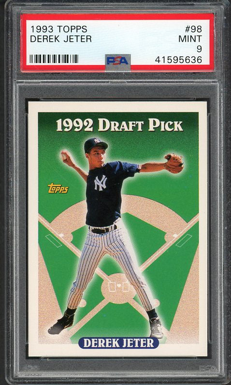 1993 Topps #098 Derek Jeter Yankees PSA 9 MINT 510226