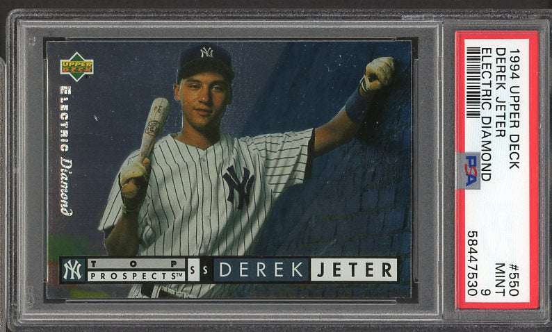 1994 UD Electric Diamond #550 Derek Jeter Yankees PSA 9 MINT 510268