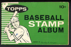 1961 Topps Baseball Stamp Album GD-VG 50 Diff Mantle Mays Aaron 510297