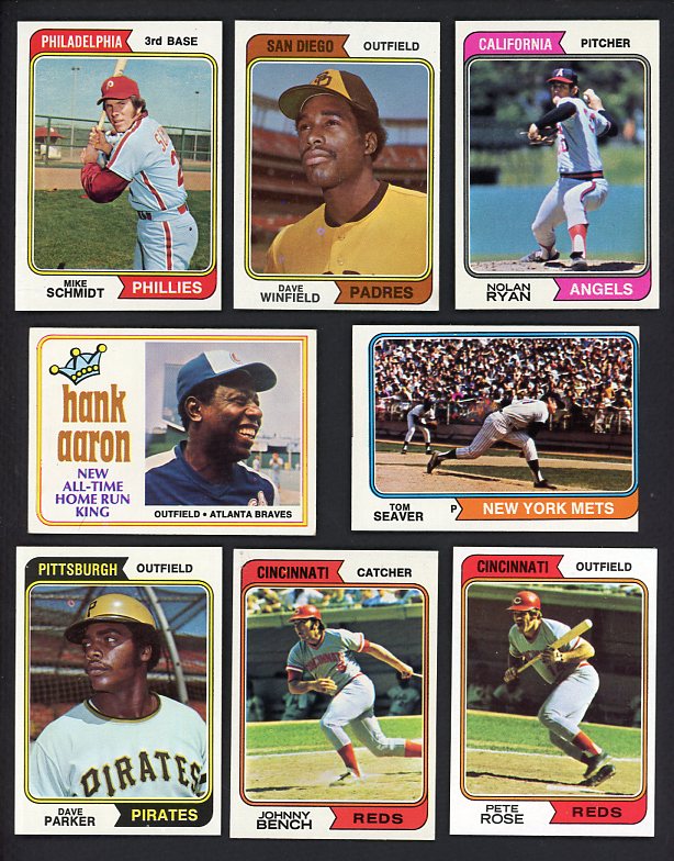 1974 Topps Baseball Complete Set NR-MT Winfield Aaron Ryan 510304