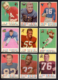 1959 Topps Set Lot 121 Diff EX-MT/NR-MT Karras Taylor Tittle 510339