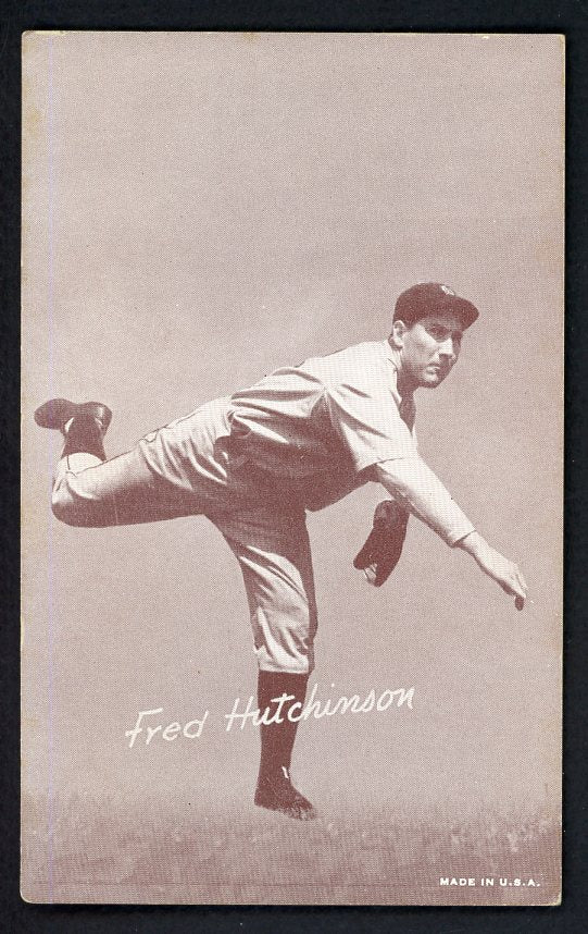 1947-66 Exhibits Fred Hutchinson Tigers VG-EX/EX 510351