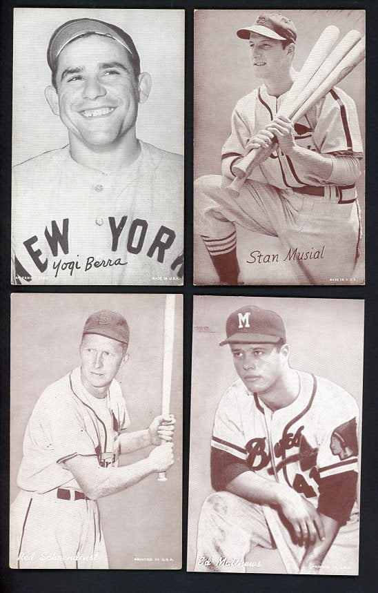 1947-66 Exhibits Set Lot 49 Diff VG-EX/EX Berra Musial Reese 510394