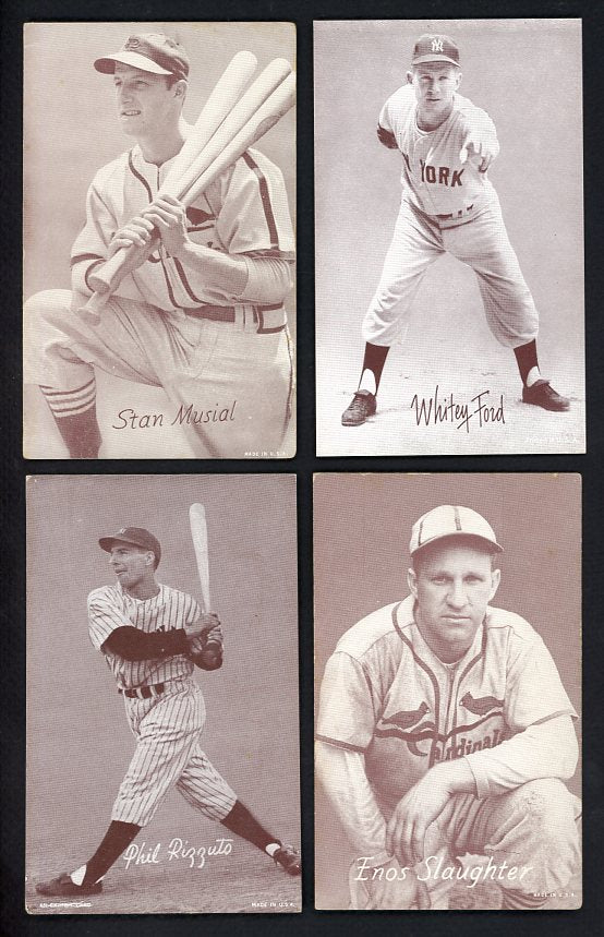 1947-66 Exhibits Set Lot 48 Diff VG-EX/EX Musial Ford Rizzuto 510401