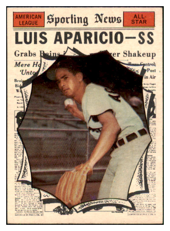 1961 Topps Baseball #574 Luis Aparicio A.S. White Sox NR-MT 510487