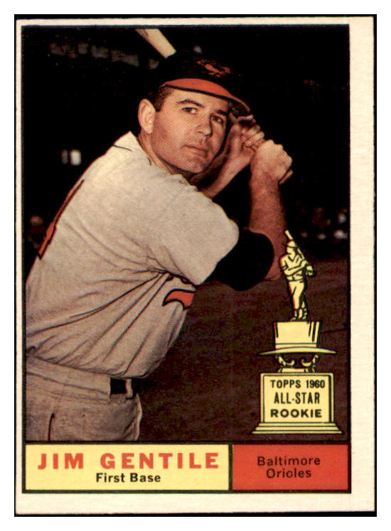 1961 Topps Baseball #559 Jim Gentile Orioles EX-MT 510503