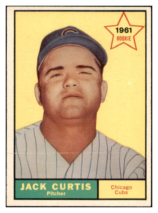 1961 Topps Baseball #533 Jack Curtis Cubs EX-MT 510512