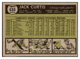 1961 Topps Baseball #533 Jack Curtis Cubs EX-MT 510512