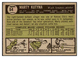 1961 Topps Baseball #546 Marty Kutyna Senators EX 510520