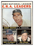 1964 Topps Baseball #001 N.L. ERA Leaders Sandy Koufax EX-MT 510542