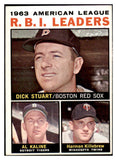 1964 Topps Baseball #012 A.L. RBI Leaders Al Kaline EX-MT 510547