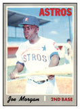 1970 Topps Baseball #537 Joe Morgan Astros NR-MT 510559