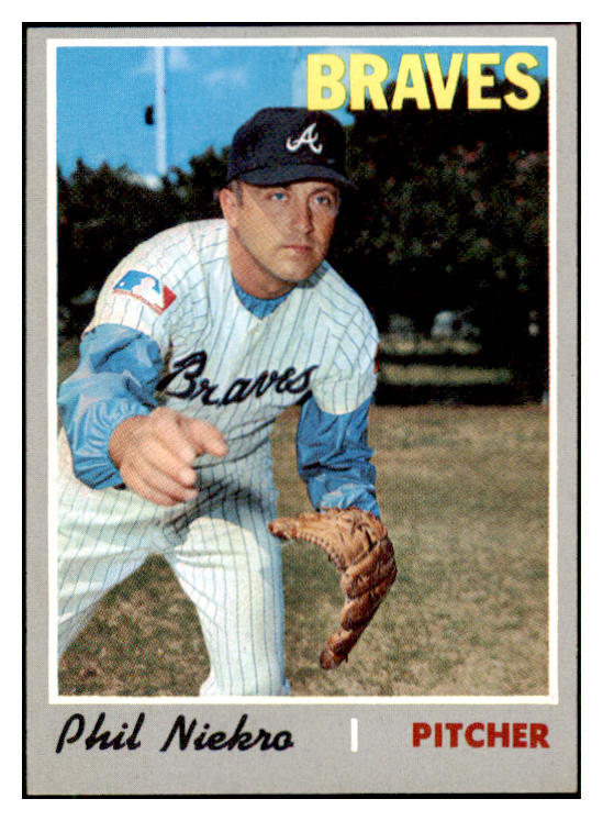 1970 Topps Baseball #160 Phil Niekro Braves EX-MT 510567