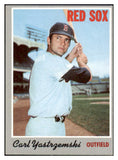 1970 Topps Baseball #010 Carl Yastrzemski Red Sox VG-EX 510581