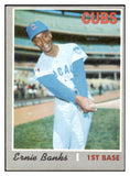 1970 Topps Baseball #630 Ernie Banks Cubs VG-EX 510583