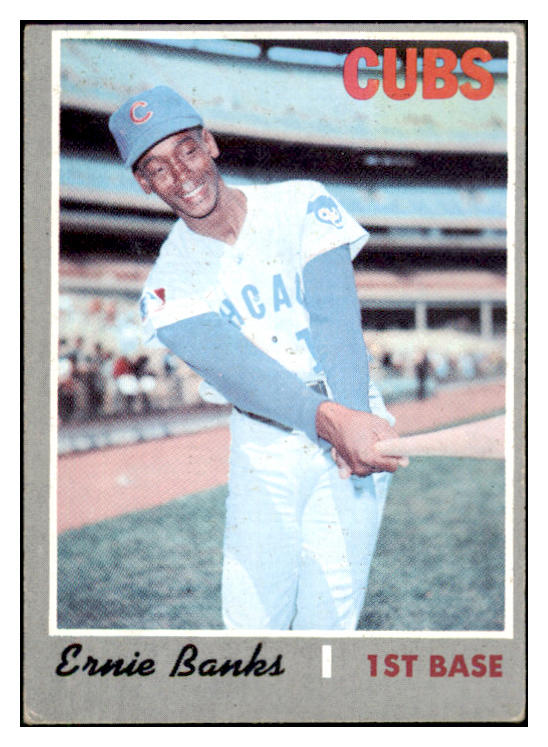 1970 Topps Baseball #630 Ernie Banks Cubs VG-EX 510588