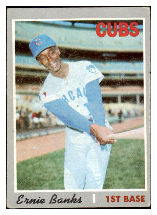 1970 Topps Baseball #630 Ernie Banks Cubs VG-EX 510589