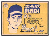 1970 Topps Baseball #464 Johnny Bench A.S. Reds VG 510608