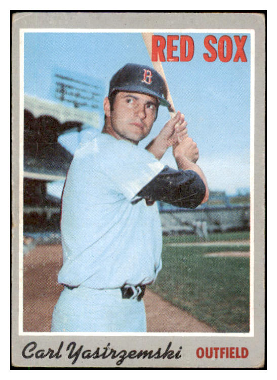 1970 Topps Baseball #010 Carl Yastrzemski Red Sox VG 510609